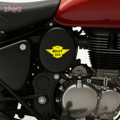Burning Skull Sticker Compatible for Royal Enfield Bullet