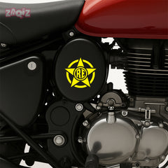 Royal Enfield RE Target Scope Logo Sticker for Bike Tank, Side Panel & Helmet