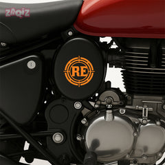 Royal Enfield Heritage Shield MLG-1901 Logo Sticker | Vintage Army Style Decal