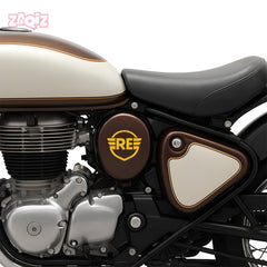 Royal Enfield RE Wings Logo Sticker for Bike Tank, Side Panel & Helmet