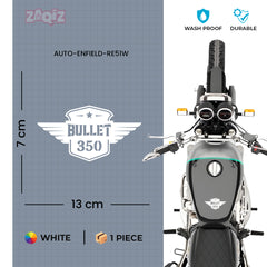Burning Skull Sticker Compatible for Royal Enfield Bullet