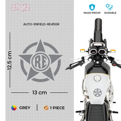 Royal Enfield RE Target Scope Logo Sticker for Bike Tank, Side Panel & Helmet
