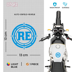 Royal Enfield Heritage Shield MLG-1901 Logo Sticker | Vintage Army Style Decal