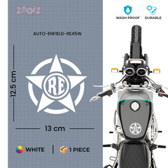 Royal Enfield RE Target Scope Logo Sticker for Bike Tank, Side Panel & Helmet