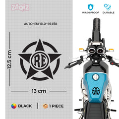 Royal Enfield RE Target Scope Logo Sticker for Bike Tank, Side Panel & Helmet