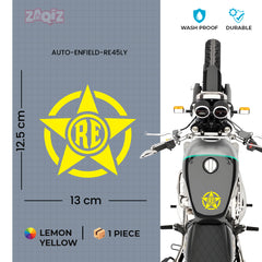 Royal Enfield RE Target Scope Logo Sticker for Bike Tank, Side Panel & Helmet