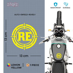 Royal Enfield Heritage Shield MLG-1901 Logo Sticker | Vintage Army Style Decal