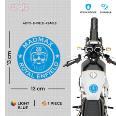 Royal Enfield Bullet 350 Winged Logo Sticker | Classic Rider Badge Decal