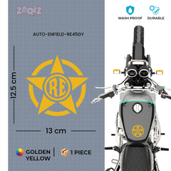 Royal Enfield RE Target Scope Logo Sticker for Bike Tank, Side Panel & Helmet
