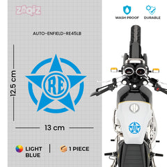 Royal Enfield RE Target Scope Logo Sticker for Bike Tank, Side Panel & Helmet