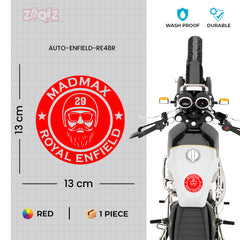 Royal Enfield Bullet 350 Winged Logo Sticker | Classic Rider Badge Decal