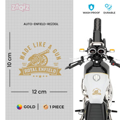 Bold Design Royal Enfield Shield Sticker