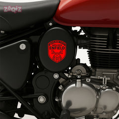 Royal Enfield RE Heritage Star Logo Sticker – Vintage Bike Tank & Side Panel Decal