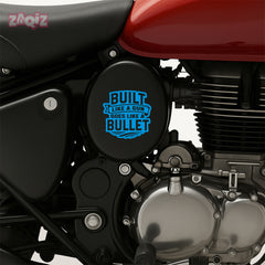 Built Like a Gun Goes Like a Bullet Vinyl Decal for Royal Enfield Bullet 350