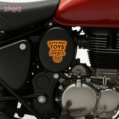 Bold Royal Enfield Nameplate Sticker