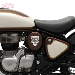 Bold Royal Enfield Nameplate Sticker