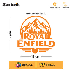 Adventure Mountain Tank Decal Compatible for Royal Enfield Bikes