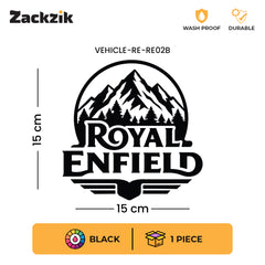 Adventure Mountain Tank Decal Compatible for Royal Enfield Bikes