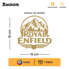 Adventure Mountain Tank Decal Compatible for Royal Enfield Bikes