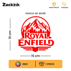 Adventure Mountain Tank Decal Compatible for Royal Enfield Bikes