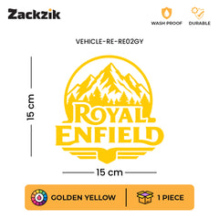 Adventure Mountain Tank Decal Compatible for Royal Enfield Bikes