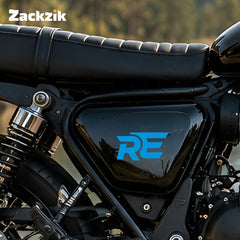 RE Logo Tank Sticker Compatible for Royal Enfield Bikes