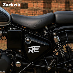 RE Logo Tank Sticker Compatible for Royal Enfield Bikes