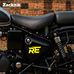 RE Logo Tank Sticker Compatible for Royal Enfield Bikes