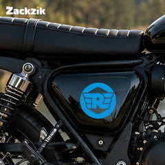 Vintage Winged R Logo Sticker Compatible for Royal Enfield Bikes