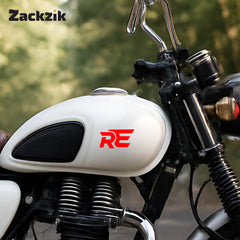 RE Logo Tank Sticker Compatible for Royal Enfield Bikes