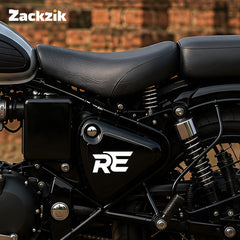 RE Logo Tank Sticker Compatible for Royal Enfield Bikes