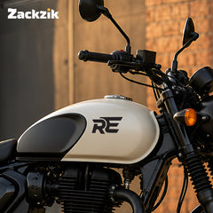 RE Logo Tank Sticker Compatible for Royal Enfield Bikes