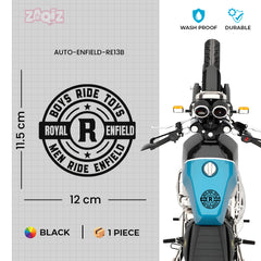 Elegant Royal Enfield Decal for Riders