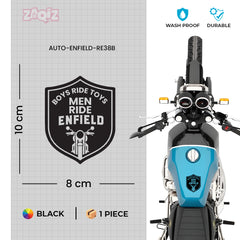 Royal Enfield Bullet Brotherhood Rider Badge Sticker – Waterproof Vinyl Decal