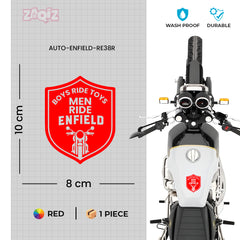 Royal Enfield Bullet Brotherhood Rider Badge Sticker – Waterproof Vinyl Decal