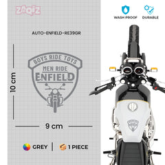 Inferno Skull Sticker Compatible with Royal Enfield Bullet & Helmet