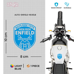 Royal Enfield RE Heritage Star Logo Sticker – Vintage Bike Tank & Side Panel Decal