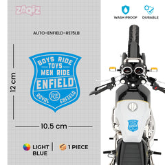 Iconic Royal Enfield Adventure Emblem Decal