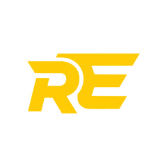 RE Logo Tank Sticker Compatible for Royal Enfield Bikes