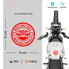 Premium Royal Enfield Logo Tank Sticker
