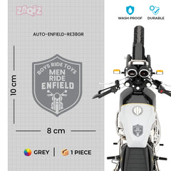 Royal Enfield Bullet Brotherhood Rider Badge Sticker – Waterproof Vinyl Decal