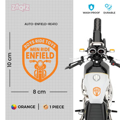 Boys Ride Toys Men Ride Enfield Sticker for Royal Enfield Bullet 350 & 550