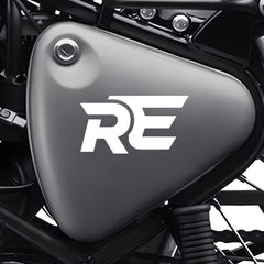 RE Logo Tank Sticker Compatible for Royal Enfield Bikes