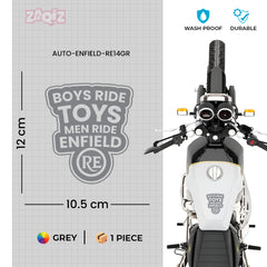 Bold Royal Enfield Nameplate Sticker