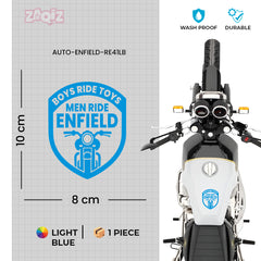 Boys Ride Toys Men Ride Enfield Sticker for Royal Enfield Bullet 350 & 550
