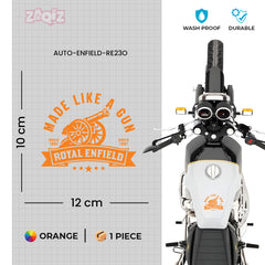 Bold Design Royal Enfield Shield Sticker