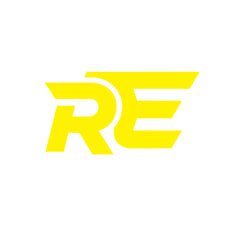 RE Logo Tank Sticker Compatible for Royal Enfield Bikes