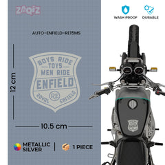 Iconic Royal Enfield Adventure Emblem Decal