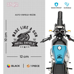 Bold Design Royal Enfield Shield Sticker