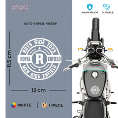 Elegant Royal Enfield Decal for Riders